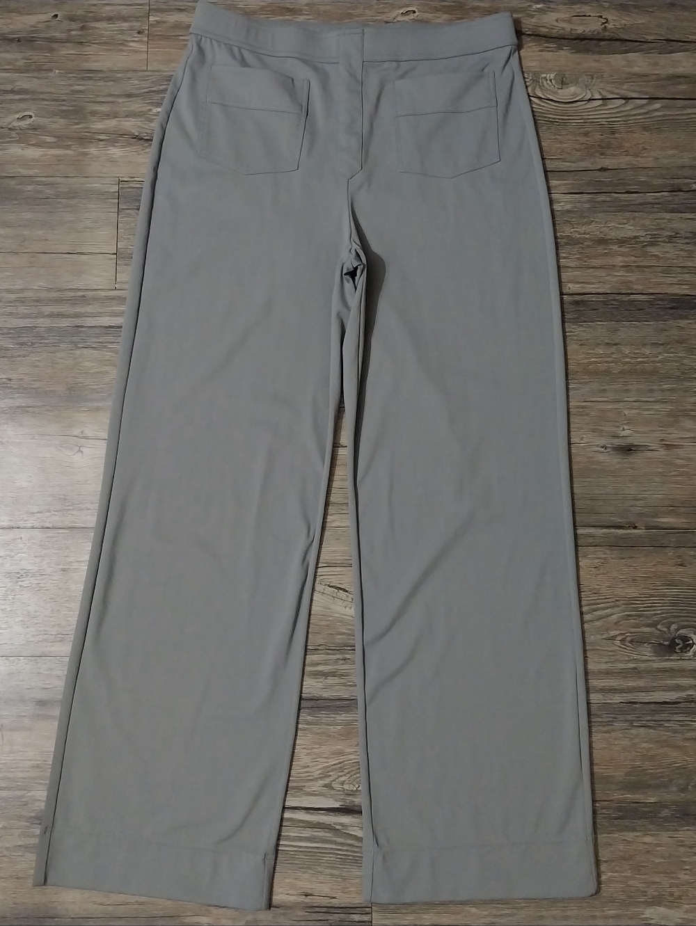 HALARA Wide Leg Pants Women Size XL Tall Gray Stretch High Waist Pants